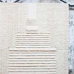 Большое Панно Абстракция белые нити Huipil Wall Hanging варинант исполнения - 3 | Loft Concept в Твери