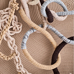 Круглое Дизайнерское Панно Дюна Round Panel Dune варинант исполнения - 5 | Loft Concept в Твери