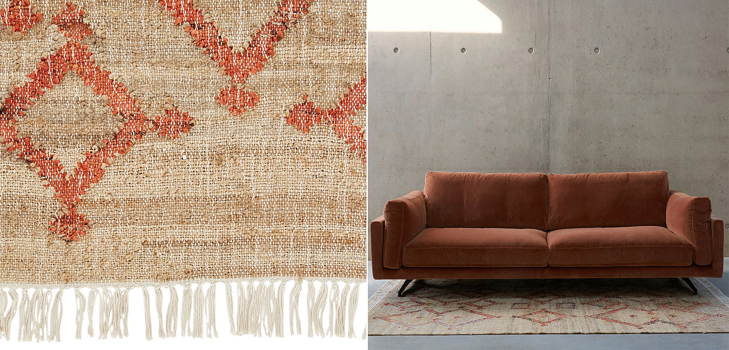 Ковер Ornament Carpet джут и хлопок Ковер Ornament Carpet джут и хлопок - Loft-Concept в Твери