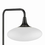 Торшер с белым стеклянным плафоном в форме эллипса Kernel варинант исполнения - 2 | Loft Concept в Твери