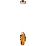 Подвесной светильник Soar Hanging Lamp Brass Amber Янтарный варинант исполнения - 2 | Loft Concept в Твери