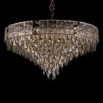 Люстра с каскадом из прозрачного хрусталя Constant Sparks варинант исполнения - 11 | Loft Concept в Твери