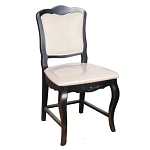 Стул из массива березы с мягким сиденьем без подлокотников в стиле прованс Vintage варинант исполнения - 1 | Loft Concept в Твери