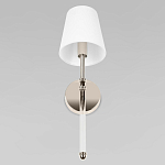 Бра с белым тканевым плафоном в форме конуса и металлическим основанием Nicoleta варинант исполнения - 4 | Loft Concept в Твери