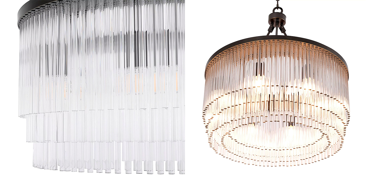 Люстра Eichholtz Chandelier Hector S Bronze Люстра Eichholtz Chandelier Hector S Bronze - Loft-Concept в Твери