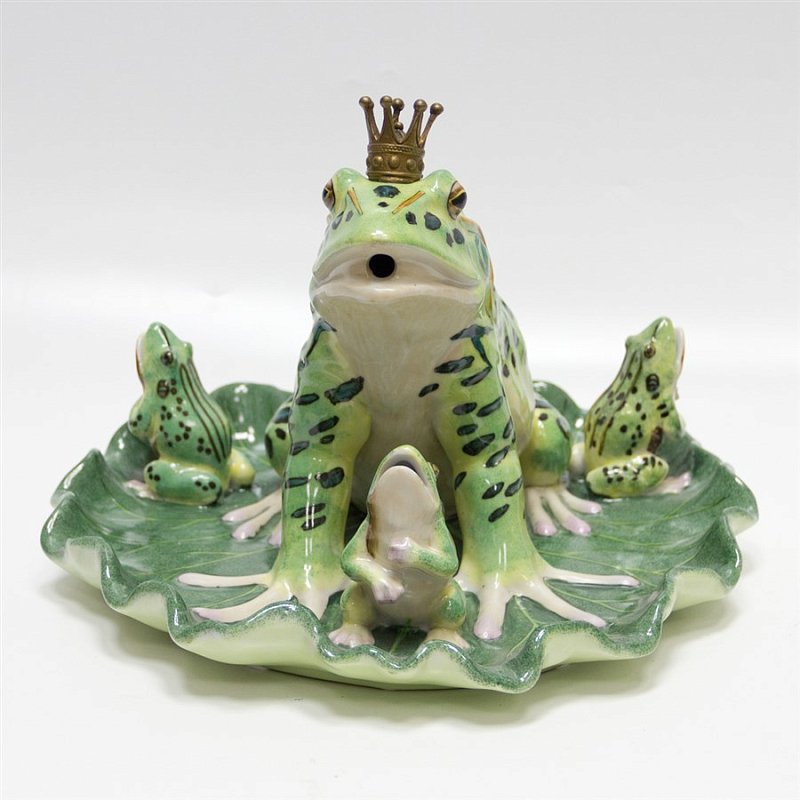 Статуэтка Princess Frog Зеленый Бронза в Твери | Loft Concept 
