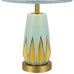 Настольная лампа с абажуром Femia Turquoise Gold Table Lamp варинант исполнения - 3 | Loft Concept в Твери