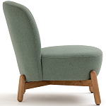 Кресло на деревянных ножках Olguin Green Chair варинант исполнения - 3 | Loft Concept в Твери