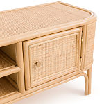 ТВ-тумба из плетеного ротанга Simone Rattan TV Stand варинант исполнения - 4 | Loft Concept в Твери