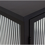 Сервант двухдверный с рифленым стеклом The Keeper варинант исполнения - 3 | Loft Concept в Твери