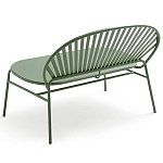 Зелёная скамья из стали Goodwin Metal Bench Green варинант исполнения - 10 | Loft Concept в Твери