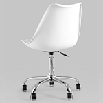 Офисный стул на металлическом основании EGGERY White варинант исполнения - 6 | Loft Concept в Твери