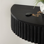 Прикроватный подвесной столик с ящиком черный Bedside Hanging Table варинант исполнения - 4 | Loft Concept в Твери