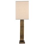 Настольная лампа с корпусом в форме кольца и прямоугольным абажуром French Ring варинант исполнения - 4 | Loft Concept в Твери