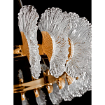 Люстра круглая с фактурными элементами в виде ракушек Inspired Sea варинант исполнения - 3 | Loft Concept в Твери