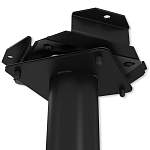 Барный стул вращающийся со спинкой и подлокотниками Douglas Rhombus Синий Велюр варинант исполнения - 6 | Loft Concept в Твери