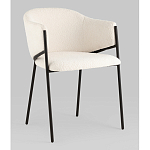 Стул Brace букле белый варинант исполнения - 1 | Loft Concept в Твери