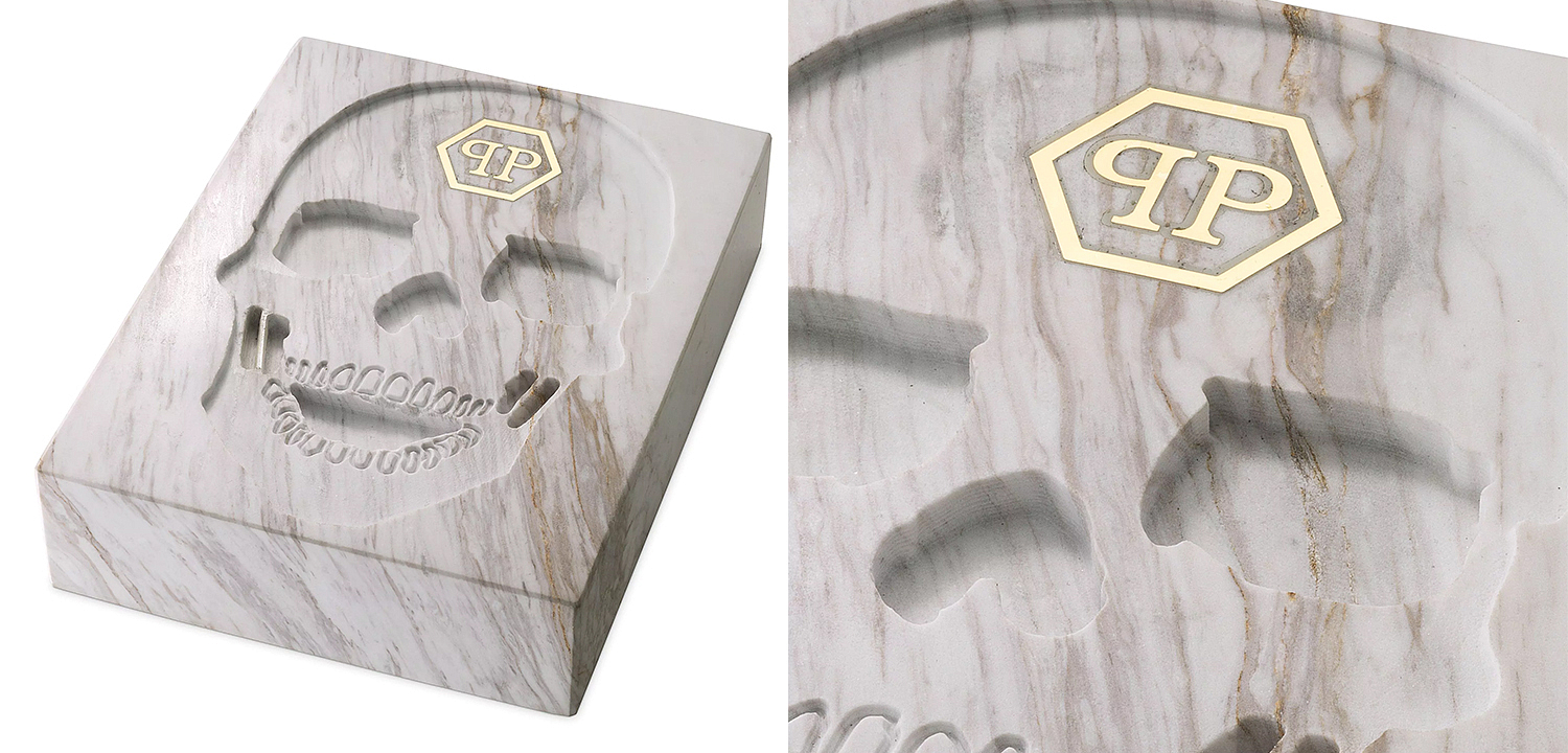 Статуэтка Philipp Plein Marble Skull book Статуэтка Philipp Plein Marble Skull book - Loft-Concept в Твери