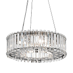 Люстра подвесная круглая с множеством вертикальных прямоугольных кристаллов Kichler варинант исполнения - 1 | Loft Concept в Твери