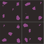 Плитка с узором Осколки варинант исполнения - 3 | Loft Concept в Твери