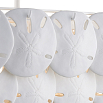 Люстра овальной формы с белыми подвесными элементами White Natural Lines варинант исполнения - 2 | Loft Concept в Твери