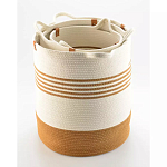 Корзина для хранения с ручками Interlacement Lines  варинант исполнения - 1 | Loft Concept в Твери