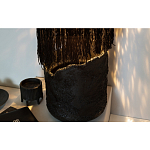 Напольная лампа черная с текстильными элементами "ЯРВИ" варинант исполнения - 7 | Loft Concept в Твери