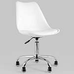 Офисный стул на металлическом основании EGGERY White пластик варинант исполнения - 2 | Loft Concept в Твери