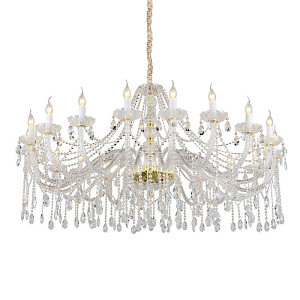 Хрустальная Люстра Crystal Feathers Золотая