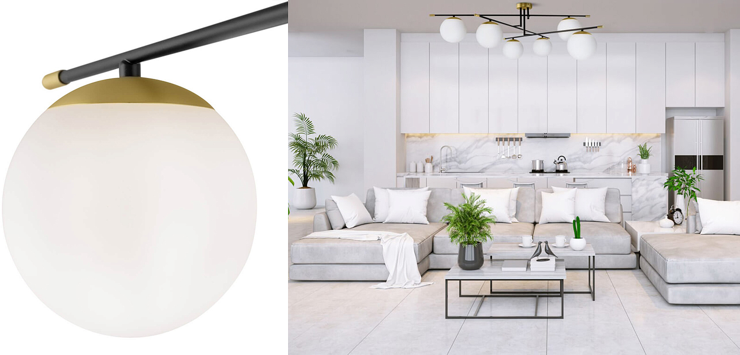 Потолочный светильник Spike Balls Hanging Lamp Потолочный светильник Spike Balls Hanging Lamp - Loft-Concept в Твери