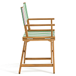 Кресло режиссерское из акации и ткани Geneva варинант исполнения - 3 | Loft Concept в Твери