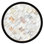 Бра в форме диска с перламутровыми прямоугольниками из морской ракушки Touch of Marine Charm варинант исполнения - 6 | Loft Concept в Твери