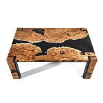 Кофейный Стол River in Autumn Elm Resin Coffee Table варинант исполнения - 2 | Loft Concept в Твери