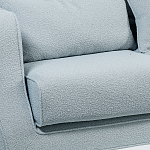 Диван Seldon с мягкими подушками голубое букле варинант исполнения - 5 | Loft Concept в Твери