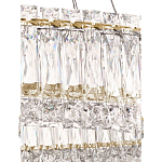 Люстра подвесная круглая из прозрачного хрусталя с золотым корпусом Selfsufficient варинант исполнения - 8 | Loft Concept в Твери