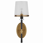 Бра настенное с прозрачным стеклянным абажуром Simple Pure Form варинант исполнения - 3 | Loft Concept в Твери