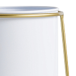 Кашпо из металла и латуни Elegance Elevated Planters белое варинант исполнения - 3 | Loft Concept в Твери