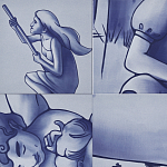 Плитка с рисунком Первый сон варинант исполнения - 3 | Loft Concept в Твери