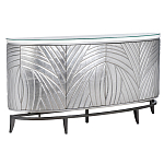 Комод фактурный серебристый с дверцами Silver Chest of Drawers варинант исполнения - 1 | Loft Concept в Твери