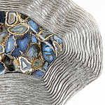 Кофейный стол со столешницей из агата Agate Design Blue  варинант исполнения - 3 | Loft Concept в Твери