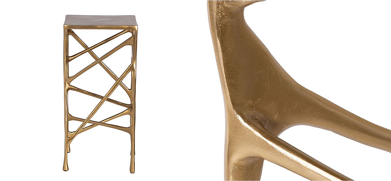 Столик журнальный Origania gold Столик журнальный Origania gold - Loft-Concept в Твери