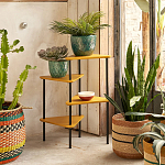 Плетеная корзина в полоску Okiro Wicker Basket варинант исполнения - 4 | Loft Concept в Твери