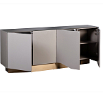 Комод со стеклянной столешницей и с выдвижными ящиками Minimalist Accent варинант исполнения - 2 | Loft Concept в Твери
