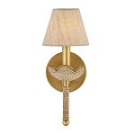 Бра из кованого железа с отделкой плетеной веревкой и сусальным золотом Parisian Style варинант исполнения - 4 | Loft Concept в Твери