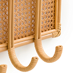 Настенная вешалка из ротанга Wila Wall Hanger M варинант исполнения - 3 | Loft Concept в Твери