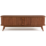 ТВ-тумба с двумя раздвижными дверцами Toinette Brown TV Stand варинант исполнения - 2 | Loft Concept в Твери