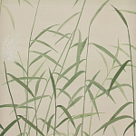 Обои ручная роспись Wild Grasses Special Colourway on Bleached Silver slub silk варинант исполнения - 2 | Loft Concept в Твери