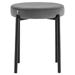 Табурет с мягким круглым сиденьем RIO Grey варинант исполнения - 2 | Loft Concept в Твери
