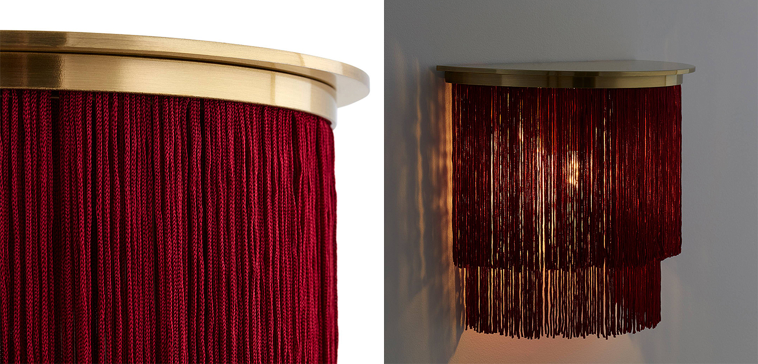 Бра Houtique Sconce Burgundy Бра Houtique Sconce Burgundy - Loft-Concept в Твери