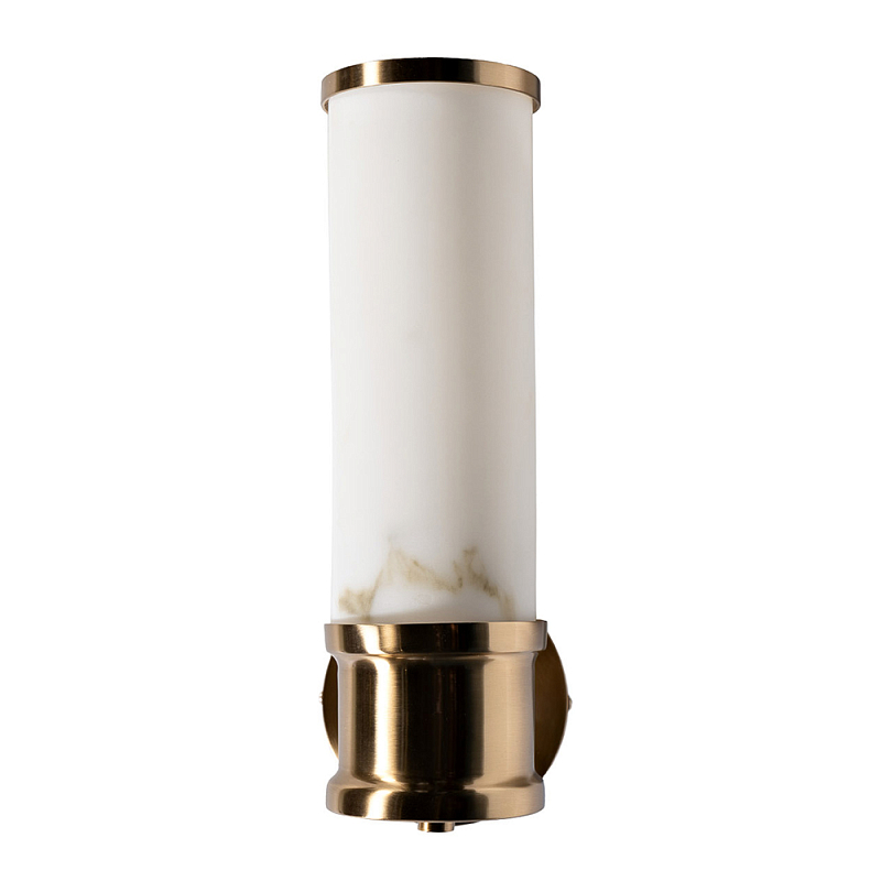 Бра цилиндрическое с расцветкой под мрамор Highlighting Золотой Белый в Твери | Loft Concept 
